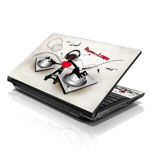 LSS 15.6 & 17.3 Inches Laptop Notebook Skin Sticker Decal - DJ
